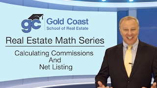 Calculating Commissions and Net Listing  Real Estate Math 2 of 18 [upl. by Chaffee]