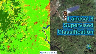 Landsat 8 Image Classification with ArcGIS Supervised [upl. by Novej]