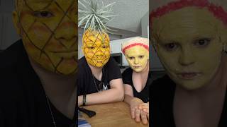 Pineapple Pizza moment pineapple pineapplepizza makeuptutorial makeup makeuptransformation [upl. by Celestina]