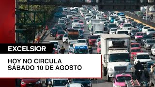 ¡Cuidado con la multa Así aplica el HNC para este sábado 10 de agosto en CDMX y Edomex [upl. by Hen]