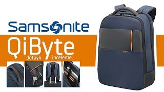 Samsonite Qibyte Dizüstü Çantası İncelemede [upl. by Haelem]