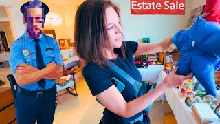 Tight Security at LUXURY Estate Sale wthehomeschoolingpicker [upl. by Erret]