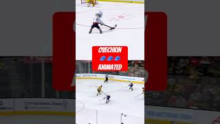 Tracking Ovechkins Hat Trick with Animation hockey shorts [upl. by Ramoh]