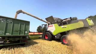 Ernte 2023 Gerste  Claas Trion 730 [upl. by Maclay]