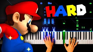 Overworld Theme from New Super Mario Bros  Piano Tutorial [upl. by Vilhelmina]