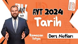 13 AYT Tarih  Türk İslam Devletleri 1  Ramazan YETGİN  2024 [upl. by Aniluap]