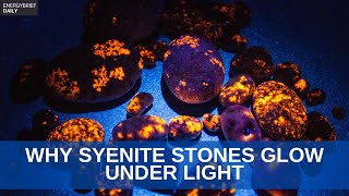 Facts About Trending Syenite With Fluorescent Sodalite  The Glowing Stone or Yooperlites Video [upl. by Kendall146]