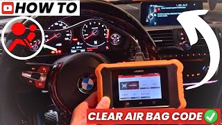 How To ClearErase BMW Air Bag Code aka Restraint System Malfunction [upl. by Asalocin]