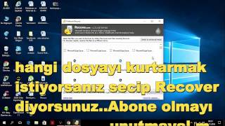 Recuva ile Silinen Dosyaları Geri Yükleme amp Kurtarma [upl. by Lamberto924]