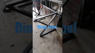 steel table design steel dining table design song [upl. by Winwaloe673]