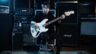 驚愕花 GAINORVA  無感 Numb Official Bass Playthrough [upl. by Noyerb]