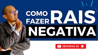 COMO FAZER A RAIS NEGATIVA 20212022  Tutorial [upl. by Yanehs572]