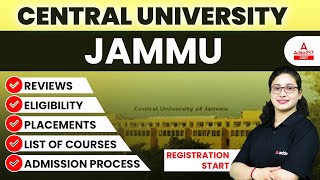 Central University of Jammu Admission 2022  Eligibility Courses Placements Reviews [upl. by Rj]