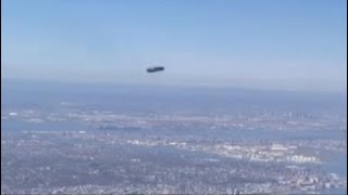 Fast Moving Saucer Shaped UFO Sighted During Flight From Florida to New York City March 25 2024 [upl. by Vikky]