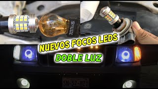 Instalo Estos Nuevos Focos Leds 3157 Con Doble Función De Luz Para Los Faros De Cuartos En La Ford [upl. by Aniat]