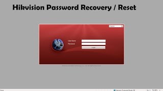 How to recover  reset password on HikVision cameras  NVRs [upl. by Nessa]