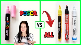 Acrylic Vs Oil Paint Pen Markers Whats the difference [upl. by Cianca]