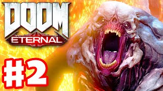 DOOM Eternal  Gameplay Walkthrough Part 2  Exultia Campaign PC [upl. by Adnalahs573]