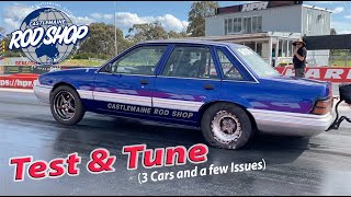 Castlemaine Rod Shop Test amp Tune Heathcote park raceway VL Commodore HJ Holden HT Wagon [upl. by Scarrow]