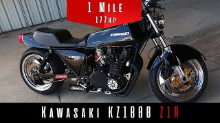 1978 Kawasaki KZ1000 Z1R Top Speed Test  Modified [upl. by Lakim]