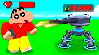 City Defense Tycoon Roblox with SHINCHAN and CHOP  NOOB vs PRO vs HACKER [upl. by Haym]