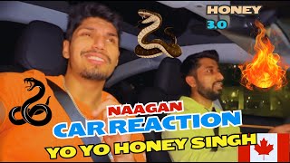 Naagan CAR SONG REACTION  Honey 30  Yo Yo Honey Singh  Zee Music Originals [upl. by Spillihp]