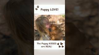 When kids help raise our puppies She can smell the PUPPY BREATH puppylovers puppy puppylife [upl. by Jonathon270]