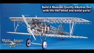 Model Airways Albatros DVa Kit Progress part 2 4613 [upl. by Nolava]