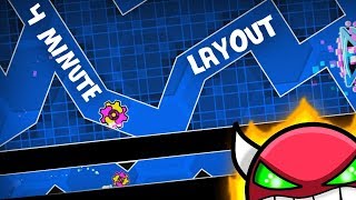 4 Minute XXL Demon Layout  Blast Processing  Geometry Dash 211 [upl. by Nipsirc910]