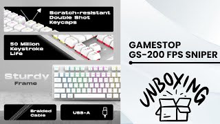 RGB Keyboard GameStop GS200 FPS Sniper A Gamers Dream Come True [upl. by Treat]