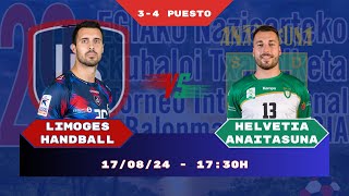 34 PUESTO LIMOGES HANDBALL  HELVETIA ANAITASUNA [upl. by Nayrbo]