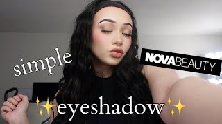 SIMPLE EYESHADOW LOOK w NOVABEAUTY  Josie Alesia [upl. by Abrahamsen]