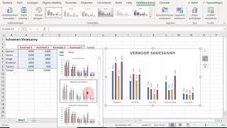 Excel grafieken maken 4 [upl. by Nigrom]