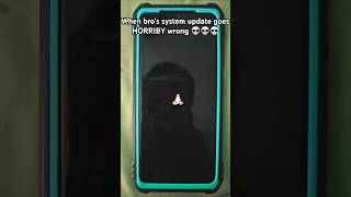 When bros system update goes horribly wrong 💀💀💀 linux error penguin android shorts [upl. by Chang]