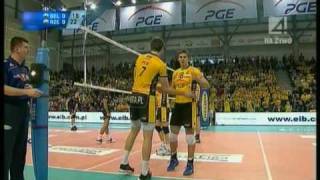 Puchar Polski 2010 w siatkówce Skra Bełchatów  Resovia Rzeszów SET1 [upl. by Aihseit211]