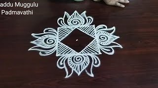 Dewali Special Rangoli 🌷3X3 Dots Traditional Rangoli 🌷 Latest Small Rangoli 🌷Paddu Muggulu [upl. by Ethan667]