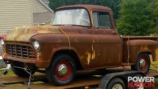 A 55 Chevy Pickup And Tahoe Chassis Swap You Want To See [upl. by Toffic873]