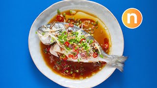 Steamed Fish Nyonya Cooking [upl. by Maibach]