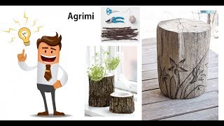 fantastiche idee con tronchi e rami d albero  FAI DA TE CREATIVO  LIFE HACKS [upl. by Mide63]