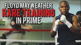 Floyd Mayweather Jr RARE Training In Prime [upl. by Ahtiuqal723]