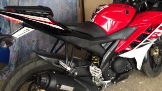 Yamaha R15 2015 sonido natural sin modificaciones [upl. by Pirbhai]