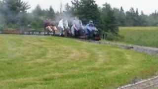 WCRR  Triple Header Steam Train [upl. by Kcyrred]