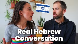 Intermediate HEBREW Conversation with subtitles  Are we digital nomads [upl. by Oalsecnew]