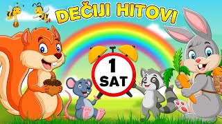 Najveći dečiji hitovi MIX  Sat vremena MUZIKE za DECU  Najlepše dečije pesme  Životinje za decu [upl. by Ytsihc]