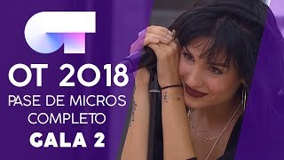 PRIMER PASE DE MICROS 29 SEP Gala 2  OT 2018 [upl. by Oivat814]