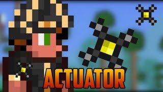 Terraria 12  Actuator for traps or hiding your base [upl. by Silsby]