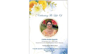 Celebrating The Life Of Lisette Anette Auguste [upl. by Enyrb]