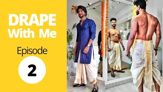 How to Wear A Dhoti  Bengali Style  Drape with me Episode 2 [upl. by Luedtke]