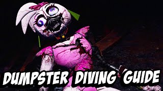 Dumpster Diving Mission Guide decommission Chica  FNAF Security Breach Walkthrough Part 10 [upl. by Royo]