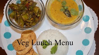 Veg Meal ideas  Simple Indian Lunch recipes  Summer Quick And Easy Lunch Menu [upl. by Ellene]